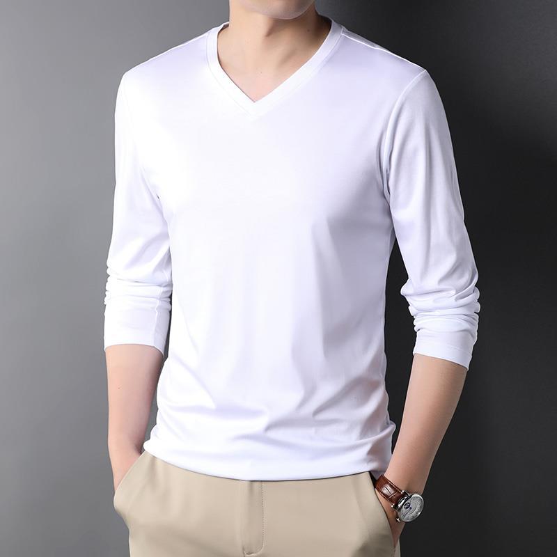Undershirt Crew Neck - Stijlvolle 2023 V-Hals Lange Mouw Henley