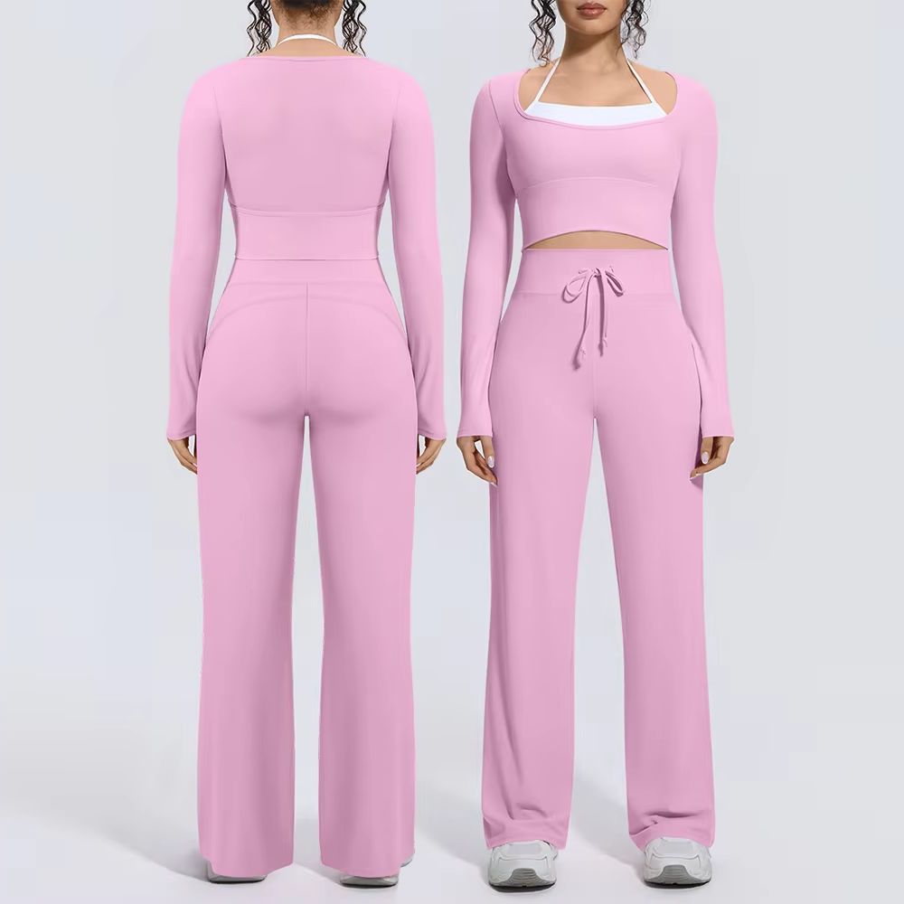 Compression Long Pant - Dames Yoga Pak 2-delig Vierkante Hals